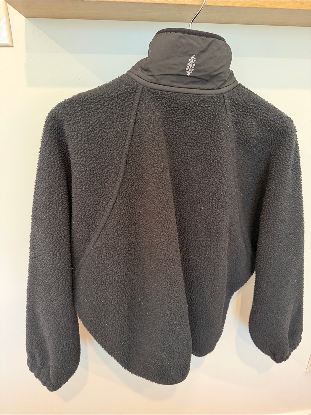 FP Movement by Free People Black Fleece Zip Snap Jacket - Picture 4 of 4